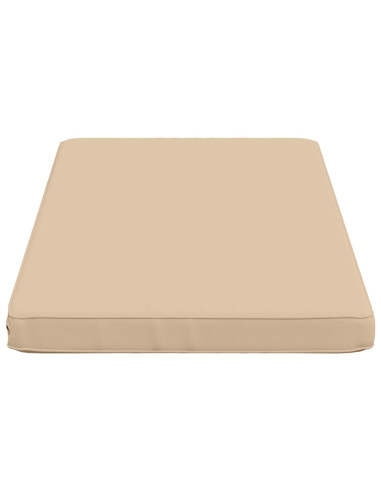 Cuscino per Panchina a 1 Pezzo VUGHT 100% Poliestere Crema