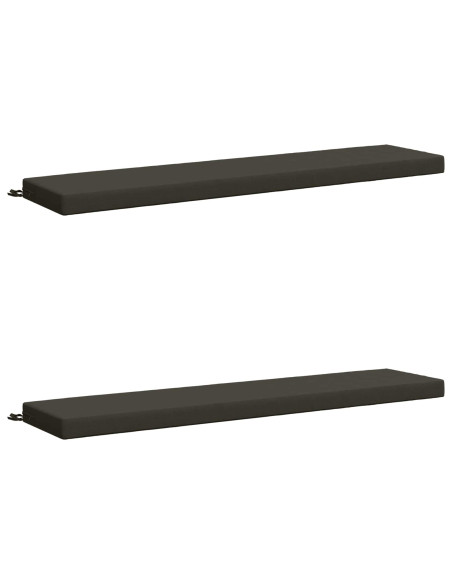 Cuscini per Panchina a 2 Pezzi SOEST 2 pz 100% Poliestere