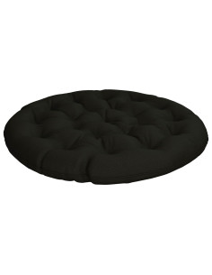 Cuscino per Sedia Papasan VIANEN 100% Poliestere Nero