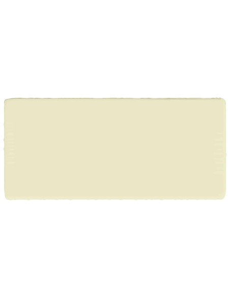 Cuscino per Panchina a 1 Pezzo VUGHT 100% Poliestere Crema