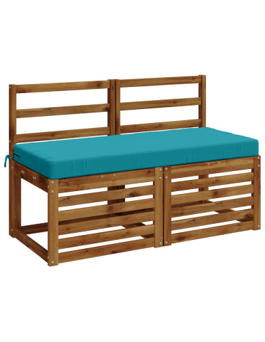 Cuscini per Panchina a 2 Pezzi SOEST 2 pz 100% Poliestere