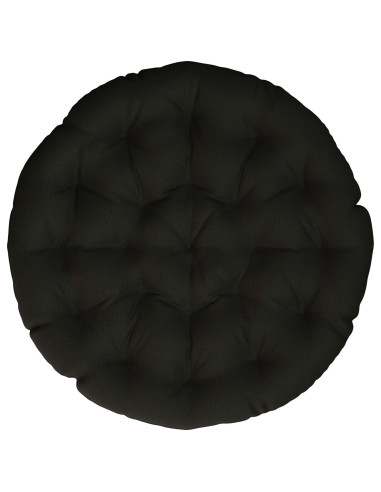 Cuscino per Sedia Papasan VIANEN 100% Poliestere Nero