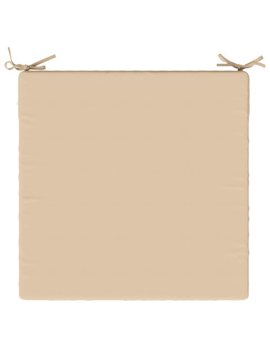 Cuscini per Sedia in 4 Pezzi SOEST 4 pz 100% Poliestere Crema