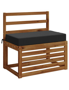 Cuscino per la seduta SOEST 100% Poliestere Antracite 2