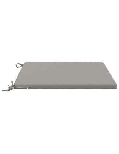 Cuscini per Sedia in 4 Pezzi SOEST 4 pz 100% Poliestere Grigio
