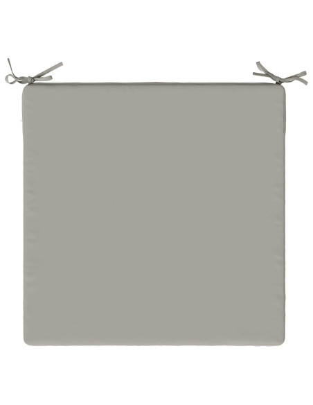 Cuscini per Sedia in 4 Pezzi SOEST 4 pz 100% Poliestere Grigio
