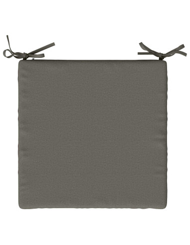 Cuscini per Sedia in 4 Pezzi SOEST 4 pz 100% Poliestere Grigio
