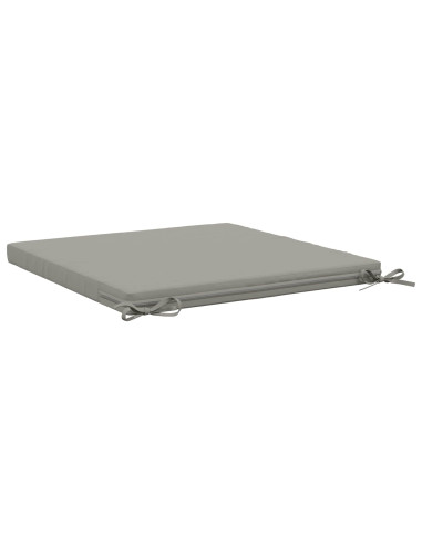 Cuscini per Sedia in 4 Pezzi SOEST 4 pz 100% Poliestere Grigio
