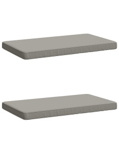 Cuscini per Panchina a 2 Pezzi VUGHT 2 pz 100% Poliestere