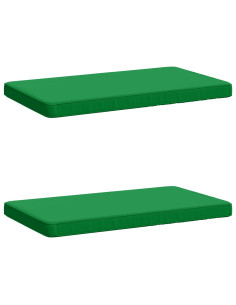 Cuscini per Panchina a 2 Pezzi VUGHT 2 pz 100% Poliestere Verde