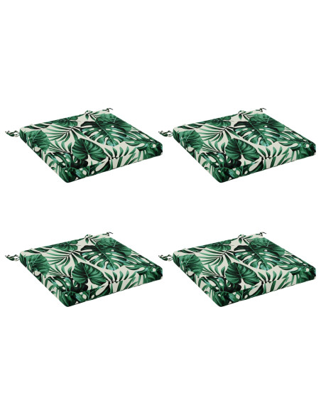 Cuscini per Sedia in 4 Pezzi SOEST 4 pz 100% Poliestere