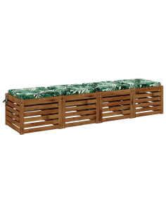 Cuscini per Sedia in 4 Pezzi SOEST 4 pz 100% Poliestere 2