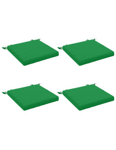 Cuscini per Sedia in 4 Pezzi SOEST 4 pz 100% Poliestere Verde