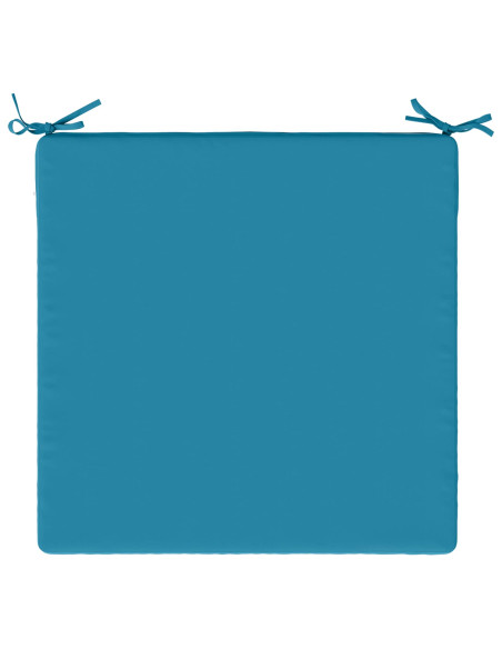 Cuscino per Sedia in Unico Pezzo SOEST 100% Poliestere Azzurro