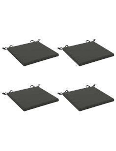 Cuscini per Sedia in 4 Pezzi SOEST 4 pz 100% Poliestere