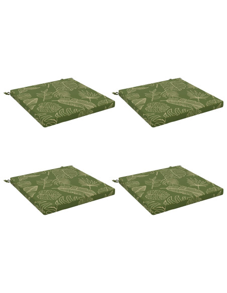 Cuscini per Sedia in 4 Pezzi SOEST 4 pz 100% Poliestere