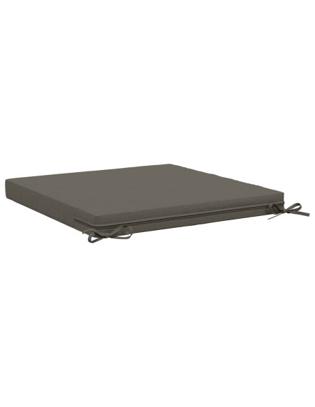 Cuscino per Sedia in Unico Pezzo SOEST 100% Poliestere Grigio