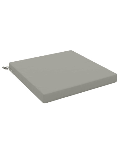 Cuscino per Sedia in Unico Pezzo SOEST 100% Poliestere Grigio