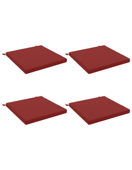 Cuscini per Sedia in 4 Pezzi SOEST 4 pz 100% Poliestere