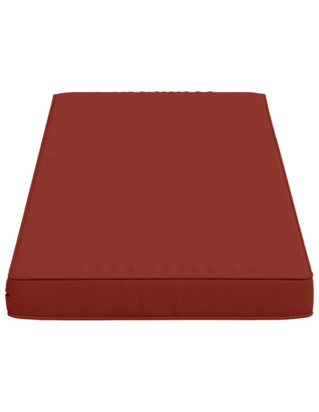 Cuscini per Panchina a 2 Pezzi VUGHT 2 pz 100% Poliestere Rosso