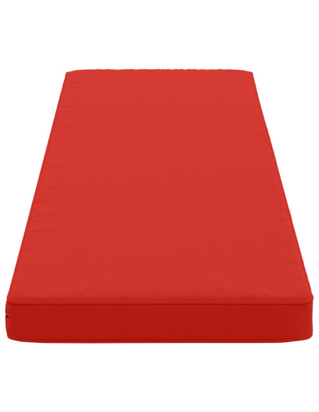 Cuscini per Panchina a 2 Pezzi VUGHT 2 pz 100% Poliestere Rosso