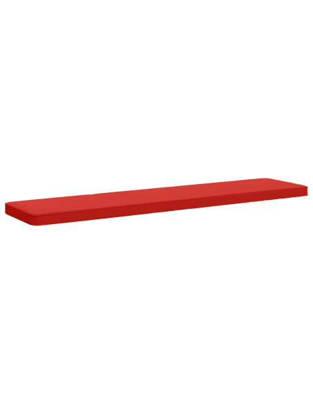 Cuscini per Panchina a 2 Pezzi VUGHT 2 pz 100% Poliestere Rosso