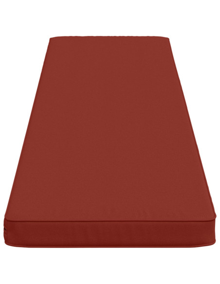 Cuscini per Panchina a 2 Pezzi VUGHT 2 pz 100% Poliestere Rosso