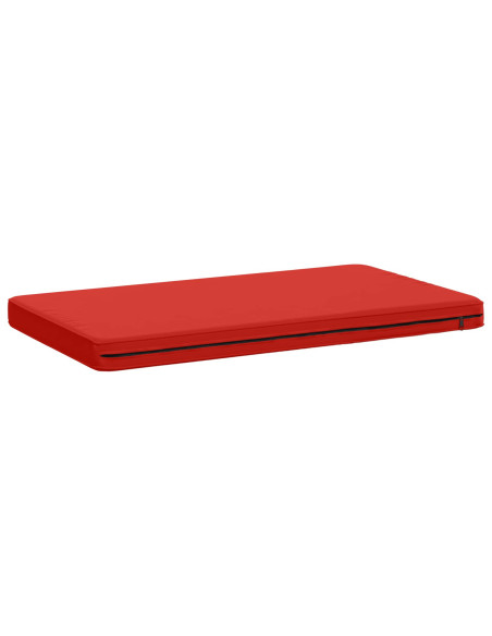 Cuscini per Panchina a 2 Pezzi VUGHT 2 pz 100% Poliestere Rosso