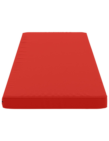Cuscini per Panchina a 2 Pezzi VUGHT 2 pz 100% Poliestere Rosso