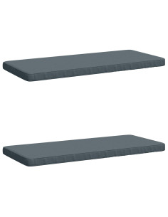 Cuscini per Panchina a 2 Pezzi VUGHT 2 pz 100% Poliestere Blu