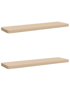 Cuscini per Panchina a 2 Pezzi VUGHT 2 pz 100% Poliestere Crema