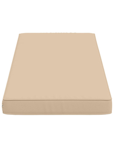 Cuscini per Panchina a 2 Pezzi VUGHT 2 pz 100% Poliestere Crema