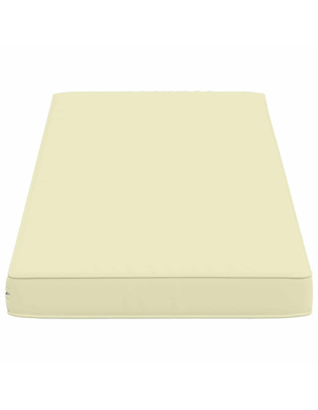 Cuscini per Panchina a 2 Pezzi VUGHT 2 pz 100% Poliestere Crema