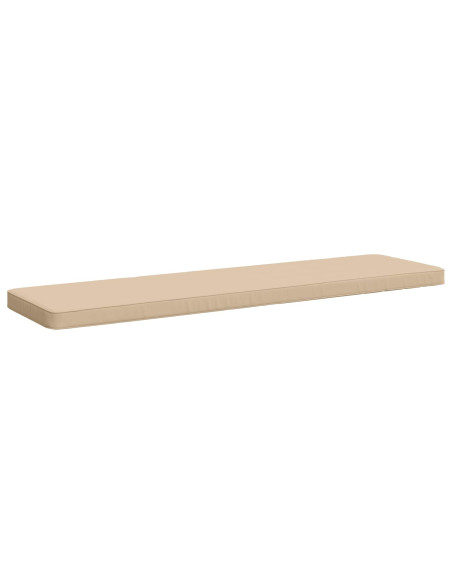 Cuscini per Panchina a 2 Pezzi VUGHT 2 pz 100% Poliestere Crema