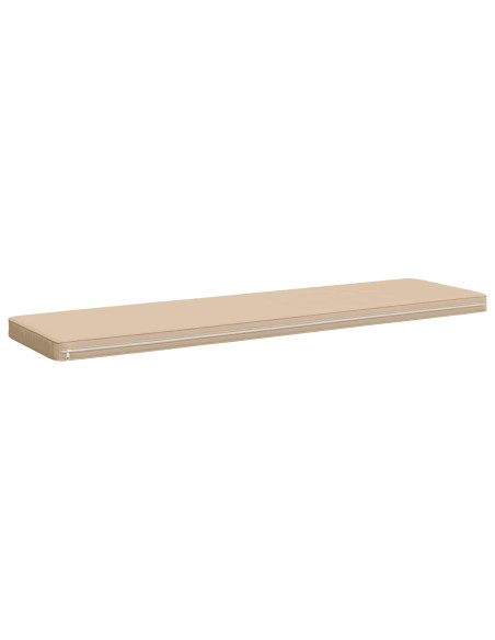 Cuscini per Panchina a 2 Pezzi VUGHT 2 pz 100% Poliestere Crema