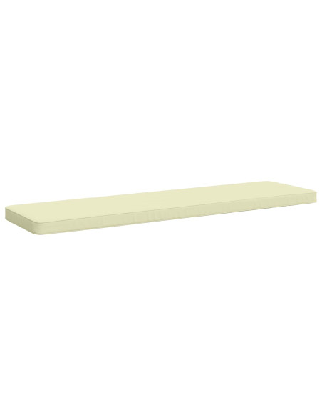 Cuscini per Panchina a 2 Pezzi VUGHT 2 pz 100% Poliestere Crema