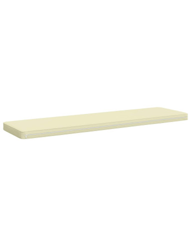 Cuscini per Panchina a 2 Pezzi VUGHT 2 pz 100% Poliestere Crema