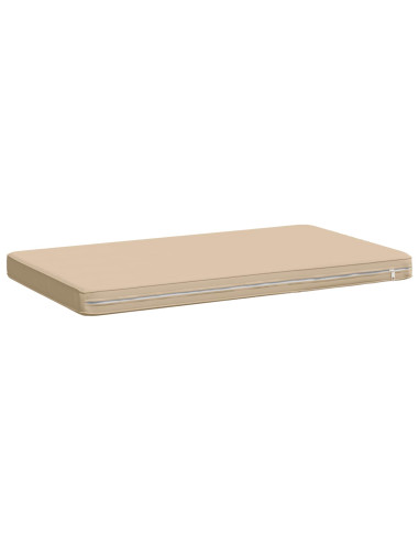 Cuscini per Panchina a 2 Pezzi VUGHT 2 pz 100% Poliestere Crema