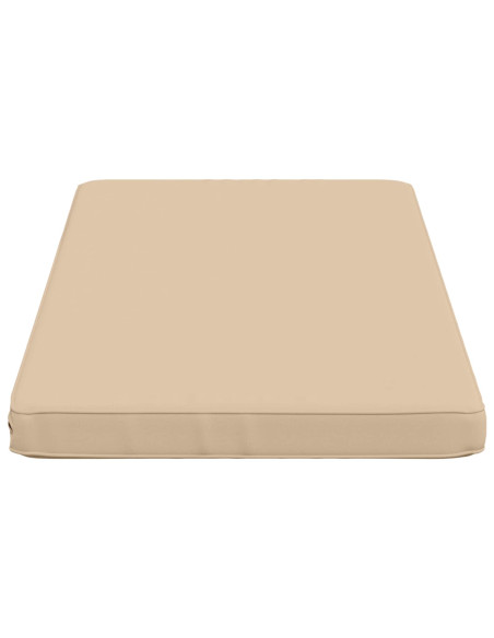 Cuscini per Panchina a 2 Pezzi VUGHT 2 pz 100% Poliestere Crema