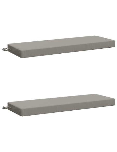Cuscini per Panchina a 2 Pezzi SOEST 2 pz 100% Poliestere