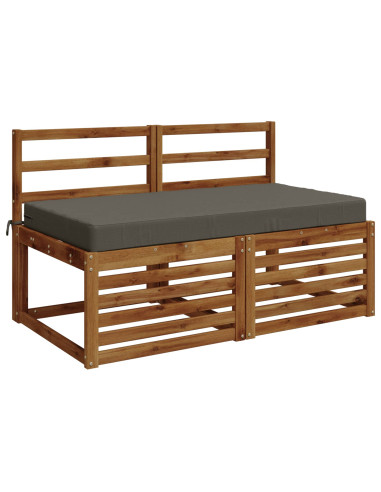Cuscino per la seduta SOEST 100% Poliestere Grigio