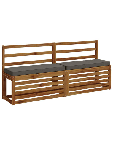 Cuscini per Panchina a 2 Pezzi VUGHT 2 pcs 100% Poliestere