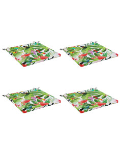 Cuscini per Sedia in 4 Pezzi SOEST 4 pz 100% Poliestere