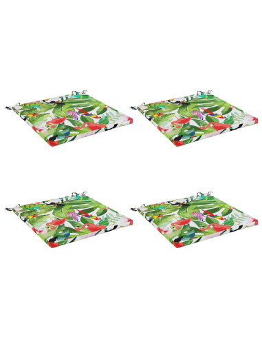 Cuscini per Sedia in 4 Pezzi SOEST 4 pz 100% Poliestere