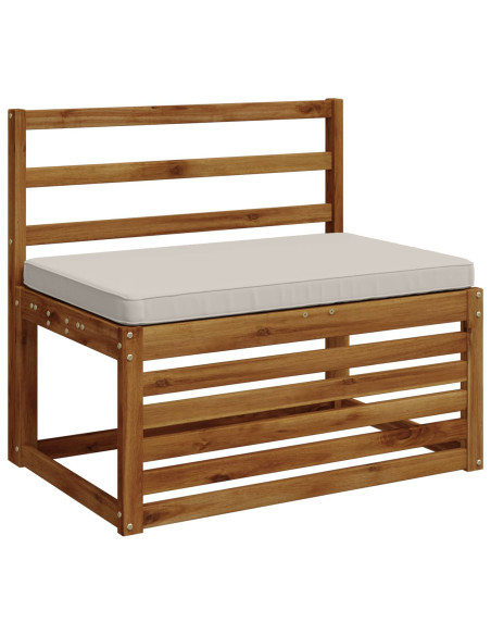 Cuscino per Panchina a 1 Pezzo VUGHT 100% Poliestere Bianco