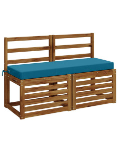 Cuscini per Panchina a 2 Pezzi SOEST 2 pz 100% Poliestere 2