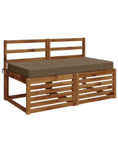 Cuscino per la seduta SOEST 100% Poliestere Tortora 2
