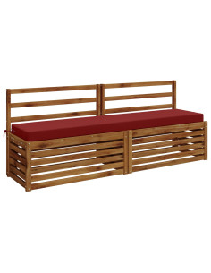 Cuscini per Panchina a 2 Pezzi SOEST 2 pz 100% Poliestere 2