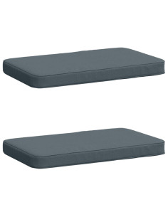 Cuscini per Panchina a 2 Pezzi VUGHT 2 pcs 100% Poliestere Blu