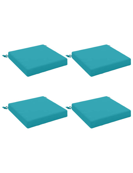 Cuscini per Sedia in 4 Pezzi SOEST 4 pz 100% Poliestere